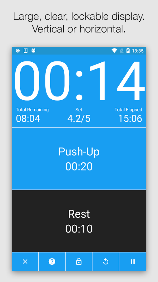 Seconds Pro - Interval Timer para Android